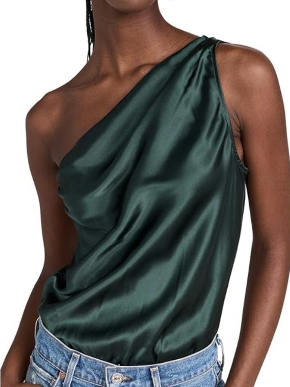 Cami NYC Darby Thong Bodysuit - Hunter Green - Medium - NWT